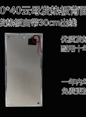 耐高温云母发热板20*40cm火桶配件家用电烤火箱智能恒温控开关