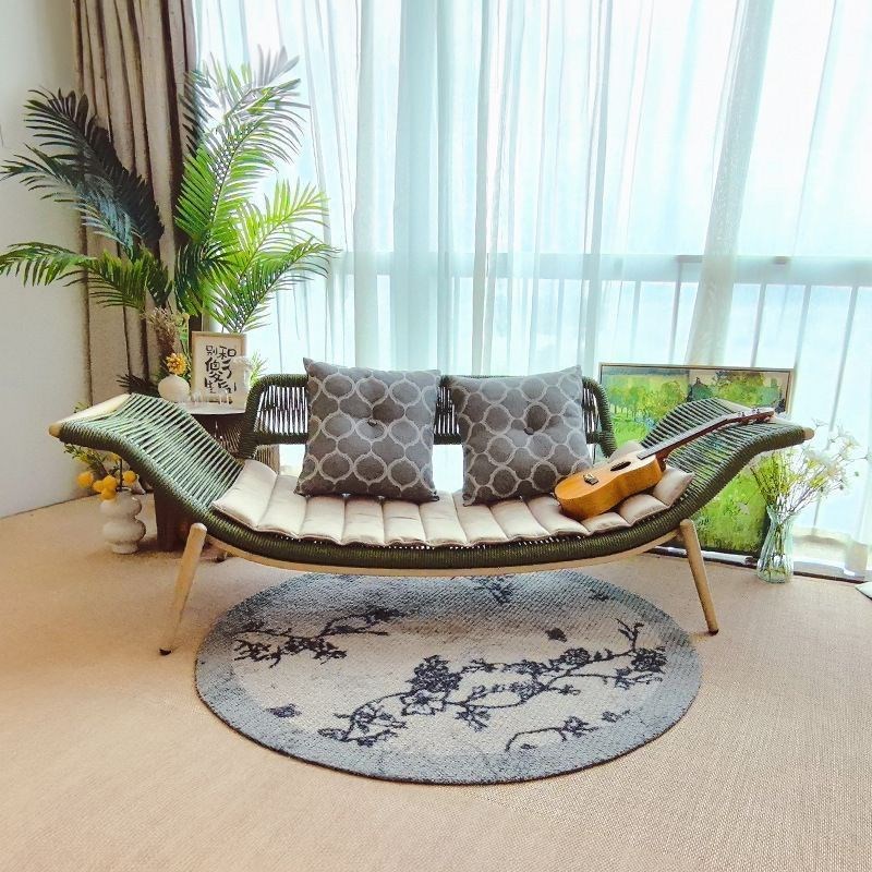 阳台贵妃躺椅休闲沙发椅家用现代简约单人藤椅沙发贵妃椅可坐可躺