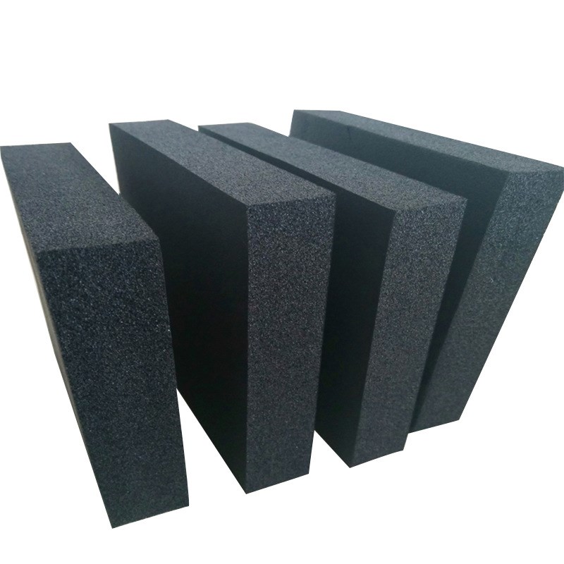 b1级隔热阻燃橡塑板 自粘背胶橡塑保温棉 空调黑色橡塑吸音发泡板