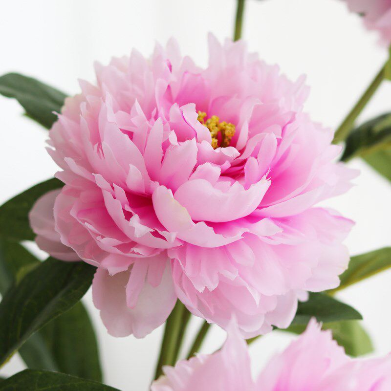 牡丹芍药仿真花假花摆设客厅摆件花束餐桌花艺装饰花塑料插花绢花