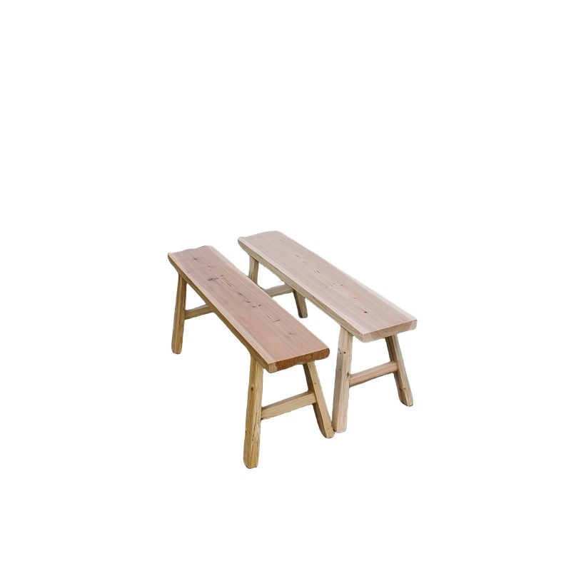 农村家用长板凳长椅子木头纯实木杉木独立面板简约长条凳加厚