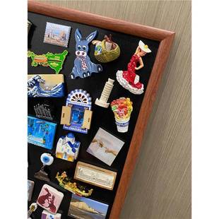 ?冰箱贴展示板磁吸化妆墙复古留言板黑板装饰板面包便利贴告示板