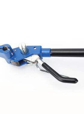 SF-LQA蓝色 棘轮式不锈钢扎带钳盘带电线杆抱箍标志牌打包带耐高