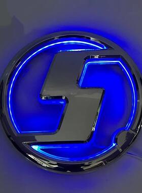 德龙X300前0X50045新款新M03000面板SS标LED标发光标圆标陕汽重卡