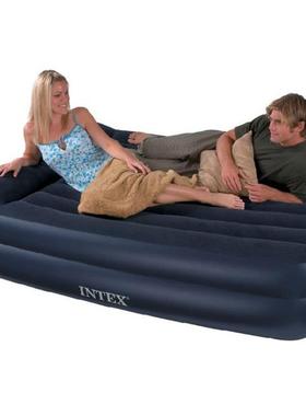 新INT内E款X64124置电动气泵66720双层蓝色空气床室内充气床空气