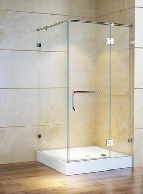 ASNZS19963：2273208澳洲玻璃认证L型04/不锈钢房简易淋浴合页平