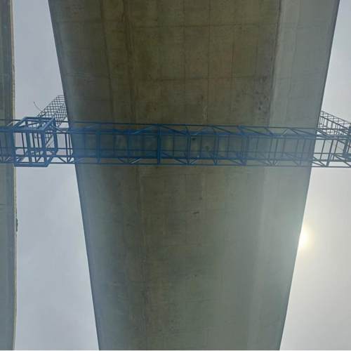 XYL高架大公路贯穿式桥修底桥施施工挂篮施动工维喷涂预制梁电遥
