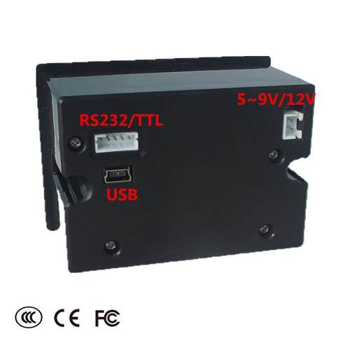 嵌入式热8敏打印机5MM加油站备称重小票据设RS232串口黑色+TTLTTL