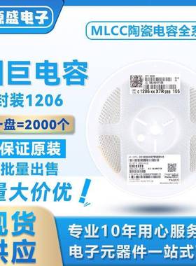 CC1206KKX7RZBB223 1206 223K 630V X7R ±10% 22NF 国巨贴片电容