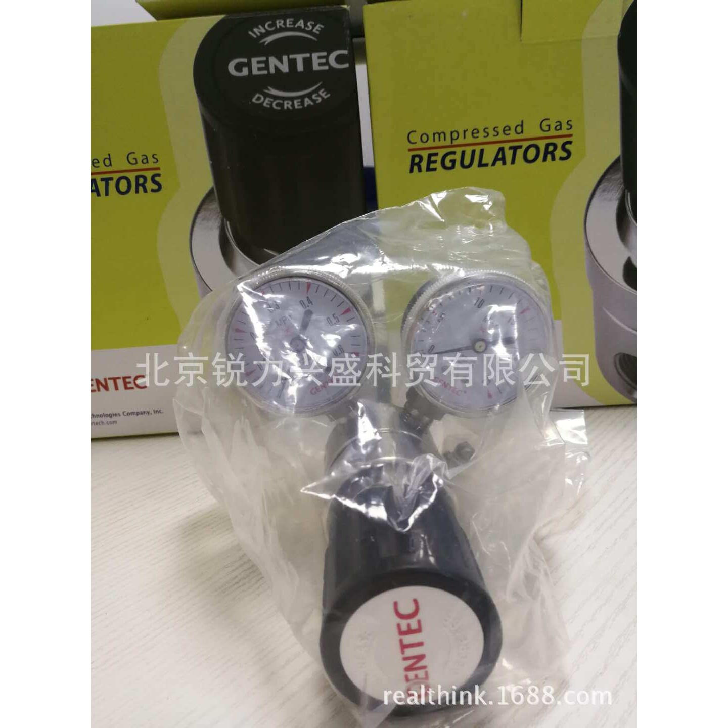 捷锐GENTEC不锈钢减压器R21系列R21SLQK-DGW-00-00高纯气体减压器