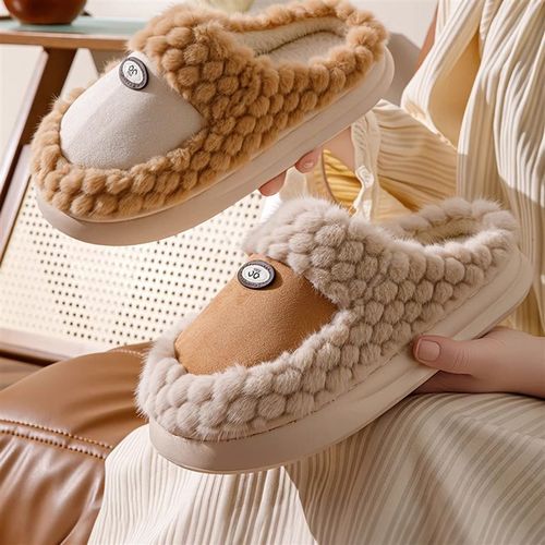 防滑厚底毛绒2025爆款棉鞋女外穿冬天棉拖鞋家用保暖加绒家居拖鞋