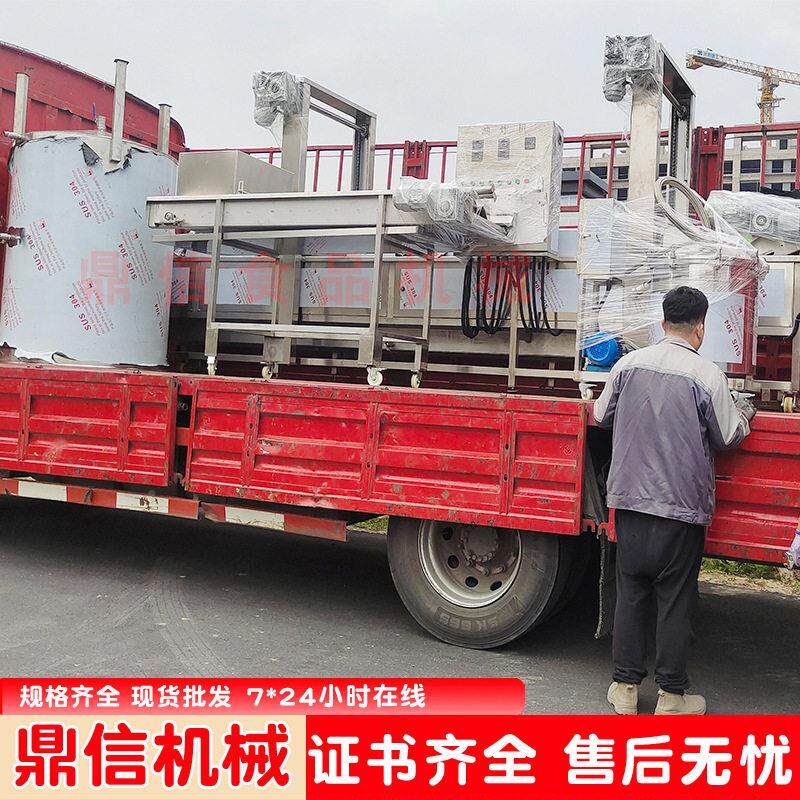 肉丸续油炸流炸线 鸡排油炸机 鱿鱼片油炸机 水膨化食品油设连备
