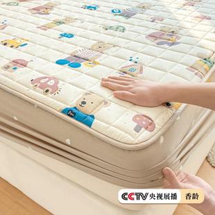 025新款 全棉印2床笠纯保棉单件床套罩全包防花滑床罩床套床官方店