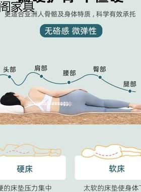 然LST椰棕床垫室硬垫子家用卧偏硬棕榈护腰护脊10厘米床垫专租房