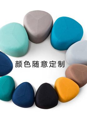 公司服店衣形帽装间休息等候区大厅异MLBG009创意休卵闲布艺鹅石