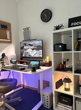 地毯感黑厅灰色极简风客办卧公室电竞房室地垫男生F5M8M785黑色地