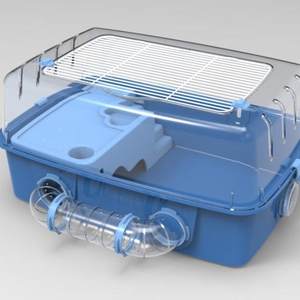 carno卡仓鼠金丝明熊透丝景观笼诺隧道配跑轮水壶轨道套HHH餐铁笼