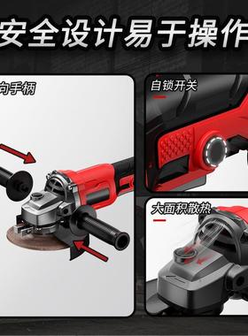 跨境无刷电磨MIJ角率机充电式电动抛锂光打磨大功无线冲电手磨切