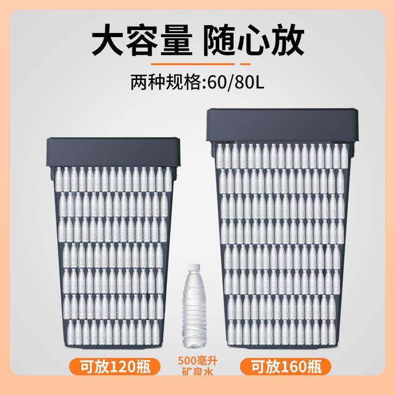 ?白用云窄高夹垃圾桶8翻0L大容Fh($%ph(量扁形重力免盖商酒缝店大