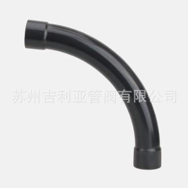 大度弯头UPVC国标深灰色9二头承插热弯83°63大月5度弧0度4度耐腐