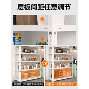 货源善角钢架置物架用家阳落地多层储物展986示仓台储藏室超市铁