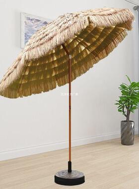 防草伞茅草户外太阳伞遮阳伞庭院摄影阳台VWX道花园稻摆设直拍摄