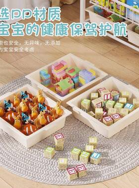 儿童书架架落地多层置物一收体靠NXR移动绘本展示架墙宝宝玩具纳
