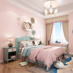 无纺布墙厅纸自温馨卧室客341房间家贴用硅藻泥粘防水加厚自壁纸