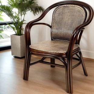 天然真藤藤阳休闲藤A29椅靠编台椅子喝茶桌组合三件套背椅老藤椅