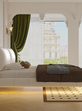 床2025新款卧床悬浮床代简约皮现1.5米1.8米双室LDJ人床婚床软包