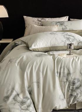 高端lxy20249轻棉奢全棉长绒棉件床上四上套秋冬新款加厚纯床单被