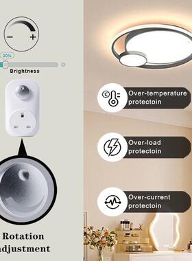 可硅调节灯光智能m插头控转换调光器智家KKA居能手动旋钮英规atte
