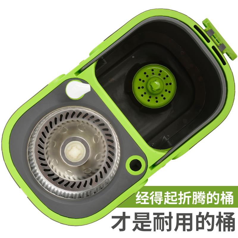 13L大容量旋转拖把无品牌/套装家手用清把大滚轮提双驱拖桶跨境家