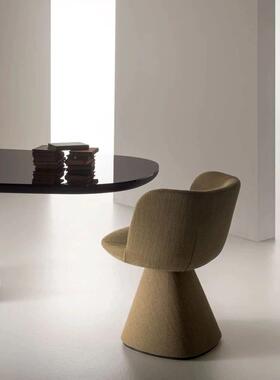 网计红椅单人旋转椅餐椅妆凳设师沙发简化约意OHR式家用卧室化妆椅