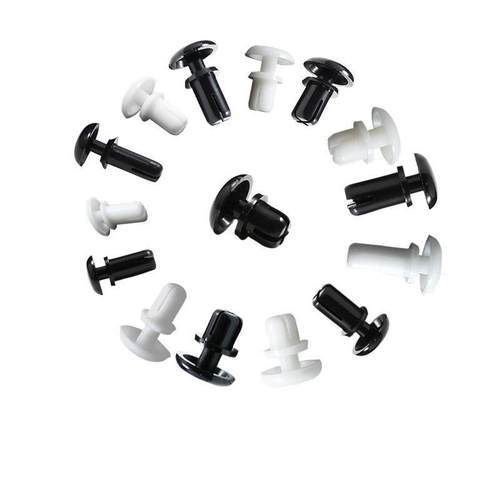 灯具绝缘塑R型铆钉易安装PZM料按压式尼龙子母钉灯具件配塑胶柳钉