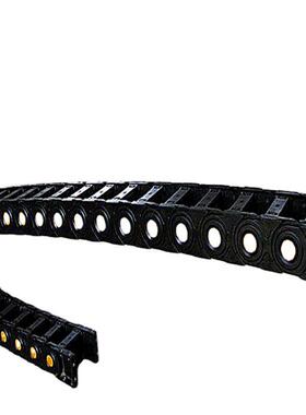 机床塑料拖链全封闭坦克链GCTL增强尼龙坦克链GUL穿塑料线拖厂链