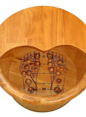 木香家柏木脚桶厂直销木桶泡脚家用65465高深桶洗脚盆保温桶实足