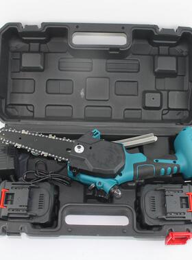 6寸迷你单电链锯33987手锯持电充电式小电型手电锯园林锂电充电锯