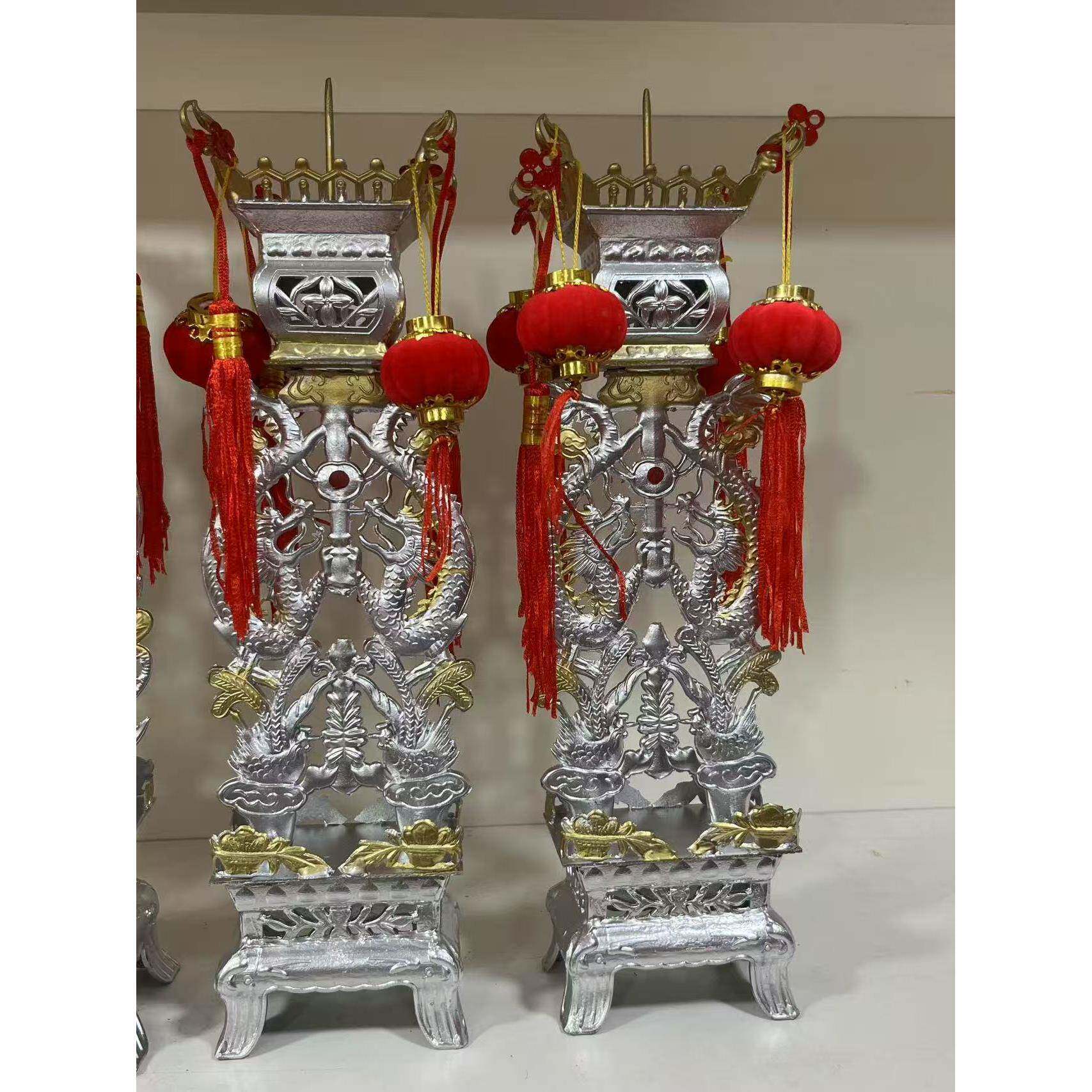 烛台台老式锡烛嫁妆花烛庆婚家用t$*&hu+$婚房中式酒壶龙凤结婚蜡