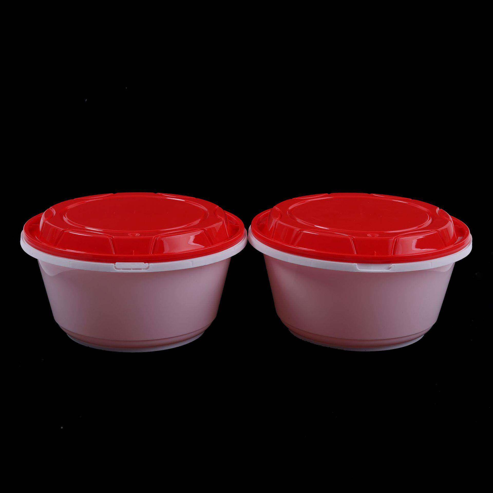 3圆010ml打包外盒圆形打包盒pp塑料卖打包盒方形形详询凸盖饭盒汤