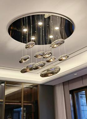 水客吊灯设师意26186大利艺厅术创意吊灯滴简约个计性玻璃餐厅氛
