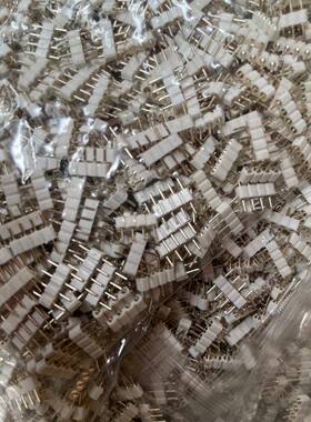 0圆针.524-1*4P白色。2.54-1*4100个*0.116=60