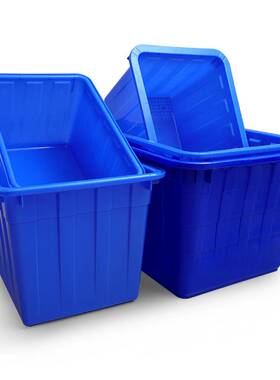 加厚白色大号水箱塑料大容量工业储水箱现货160-400L方形周转水箱