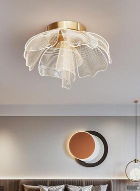 花朵亚克力房卧灯简约轻奢吸2顶灯025年新款入室82480户玄关书过