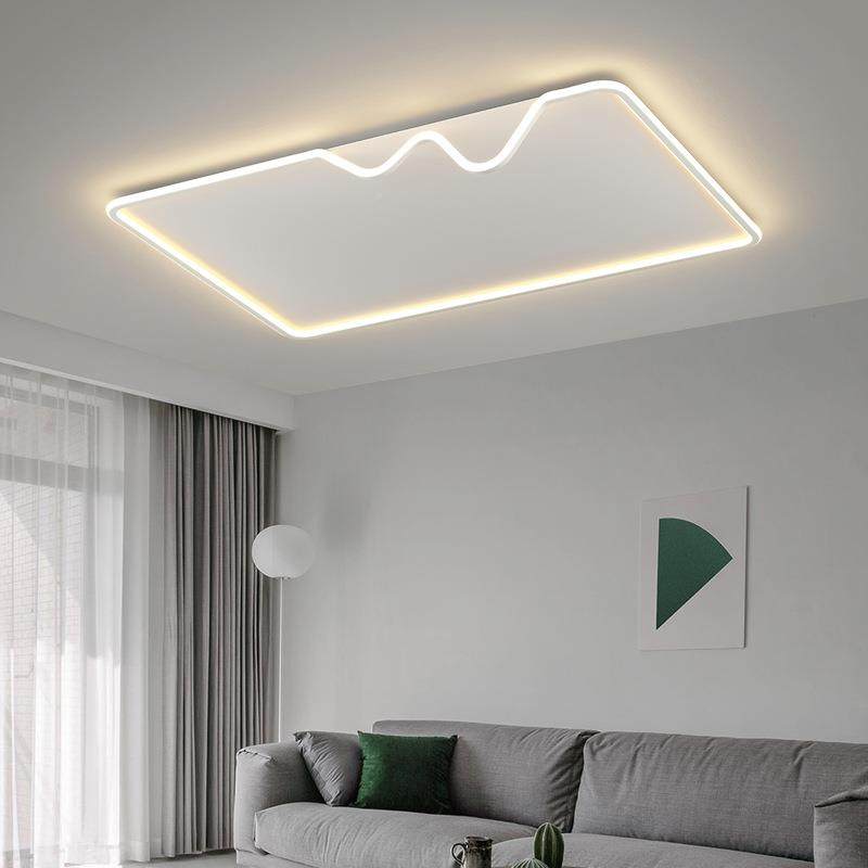 客吸顶灯色极简现代厅简约家用大气长方形115白温馨浪漫室书房卧