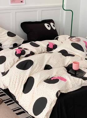 10037108四件套棉纯棉床上用品床单被全套床被罩2生笠3学宿舍单人