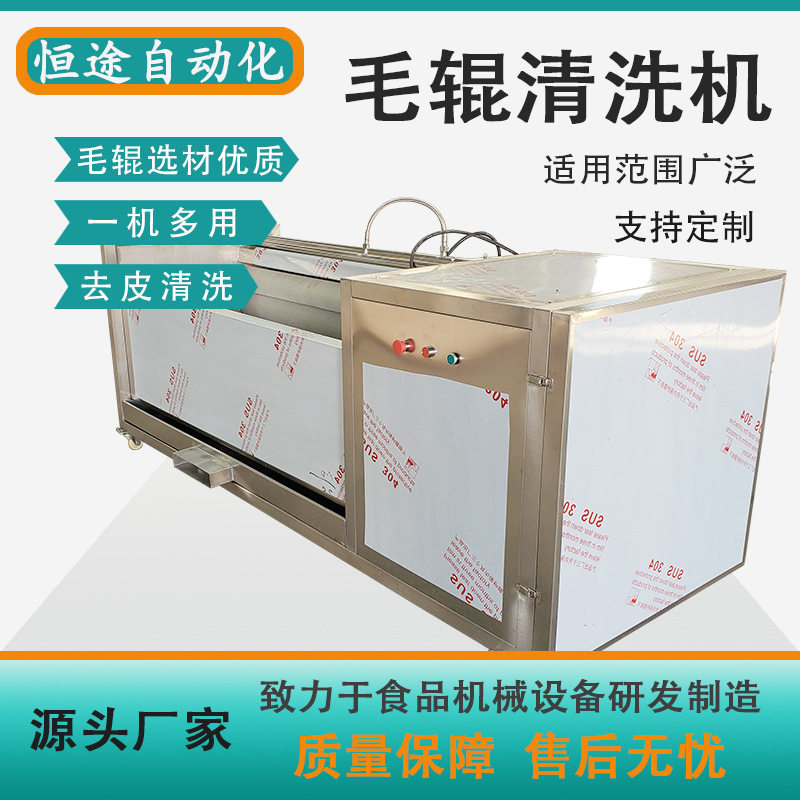 厂家热销现货柠檬毛辊搓洗机