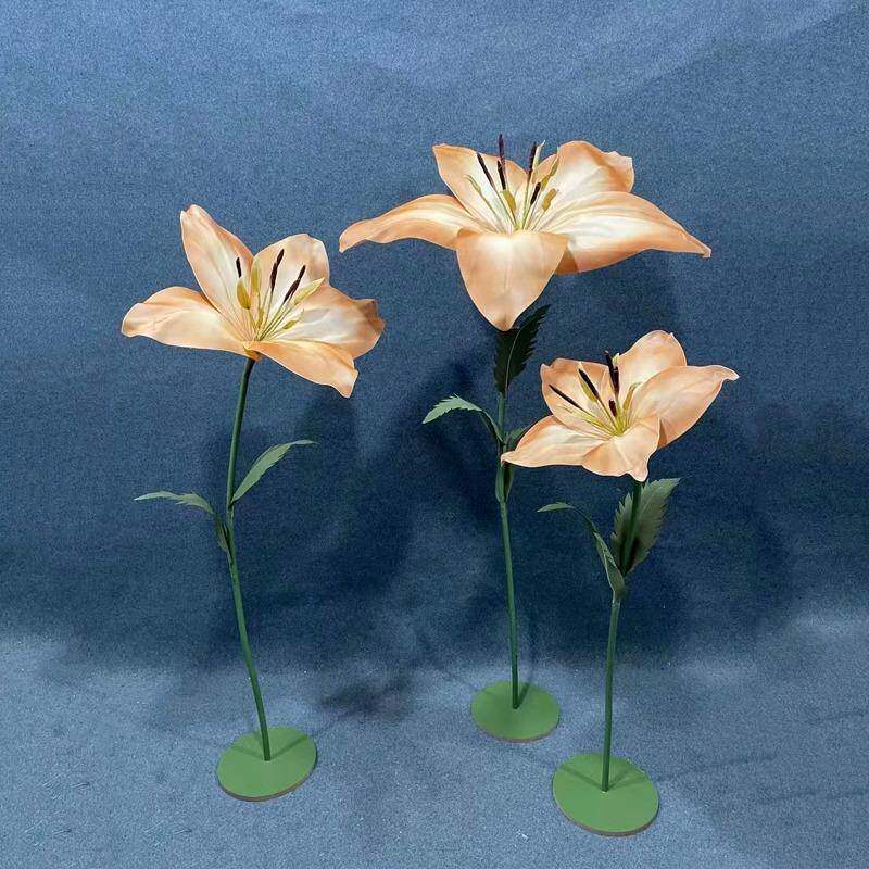 婚庆路引花成品EA泡花婚饰礼t台场V景布置百合花沫橱窗GCP装道具