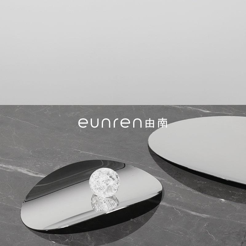 简约现INM不锈钢异形摆果盘收纳盘售处客厅代茶几餐桌样板间桌楼