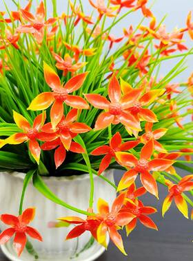 视跨境物绿植盆栽室内花艺F76T98H5造景小植客厅假花电桌面卧室摆